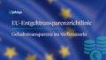 Grafik von Jobiqo zur EU-Entgelttransparenzrichtlinie mit dem Titel ‚Gehaltstransparenz im Stellenmarkt‘.