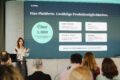 Referentin auf der Bühne bei der Jobiqo Connect 2026